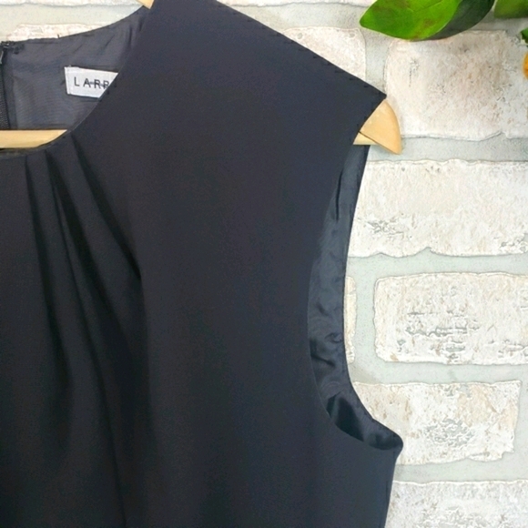 LARRY LEVINE Formal Sleeveless Dress Black Size 8 - Picture 4 of 12